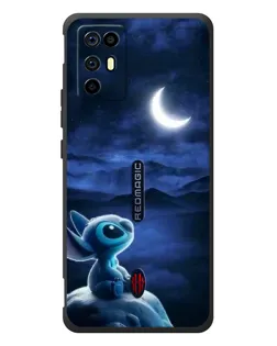 Чехол для ZTE Nubia RedMagic 6R с картинкой «Лунная ночь Стича» Чехол для ZTE Nubia RedMagic 6R с картинкой «Лунная ночь Стича»
