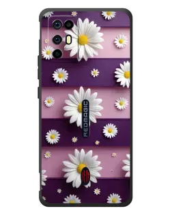 Чохол для ZTE Nubia RedMagic 6R з картинкою «Ромашки на фіолетовому» Чохол для ZTE Nubia RedMagic 6R з картинкою «Ромашки на фіолетовому»