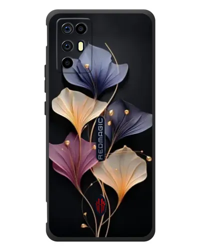 Чехол для ZTE Nubia RedMagic 6R с картинкой «Лиловые цветы грации»