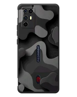 Чехол для ZTE Nubia RedMagic 6R с картинкой «Темный абстрактный камуфляж» Чехол для ZTE Nubia RedMagic 6R с картинкой «Темный абстрактный камуфляж»