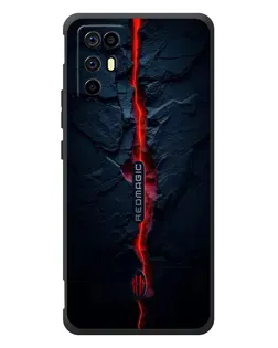 Чехол для ZTE Nubia RedMagic 6R с картинкой «Kрасная лавовая трещина» Чехол для ZTE Nubia RedMagic 6R с картинкой «Kрасная лавовая трещина»