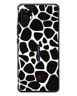 Чехол для ZTE Nubia RedMagic 6R с картинкой «Черно-белый жираф» Чехол для ZTE Nubia RedMagic 6R с картинкой «Черно-белый жираф»