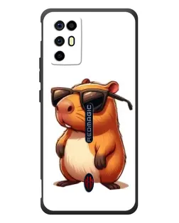 Чохол для ZTE Nubia RedMagic 6R з картинкою «Капібара в окулярах» Чохол для ZTE Nubia RedMagic 6R з картинкою «Капібара в окулярах»