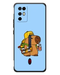 Чохол для ZTE Nubia RedMagic 6R з картинкою «Капібара на скейті» Чохол для ZTE Nubia RedMagic 6R з картинкою «Капібара на скейті»