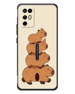 Чохол для ZTE Nubia RedMagic 6R з картинкою «Вежа з капібар» Чохол для ZTE Nubia RedMagic 6R з картинкою «Вежа з капібар»
