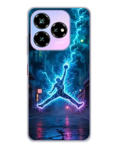 Чехол для ZTE Nubia V60 Design с картинкой «Jordan Gold Jumpman»