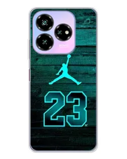 Чехол для ZTE Nubia V60 Design с картинкой «Jordan Cyan 23»