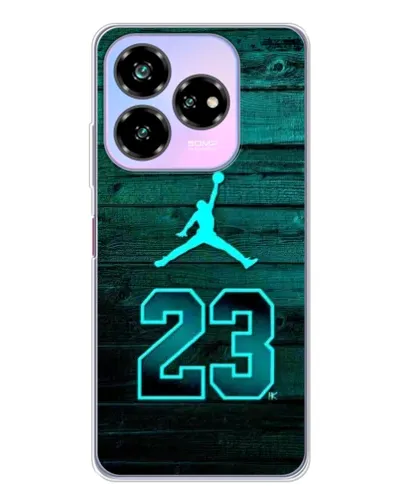 Чехол для ZTE Nubia V60 Design с картинкой «Jordan Cyan 23»