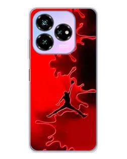 Чехол для ZTE Nubia V60 Design с картинкой «Jordan Red Smoke»