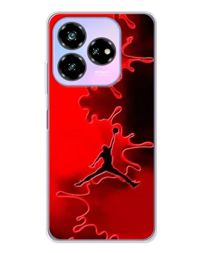 Чехол для ZTE Nubia V60 Design с картинкой «Jordan Red Smoke»