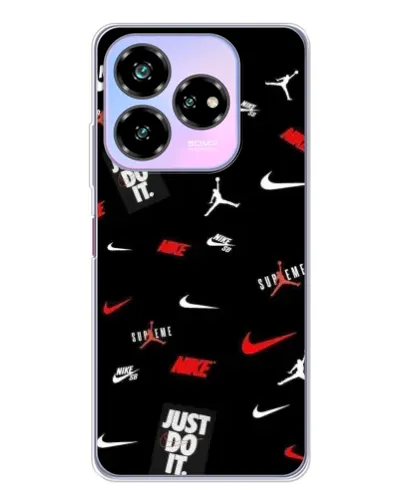 Чехол для ZTE Nubia V60 Design с картинкой «Nike Mix Pattern»