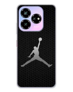 Чехол для ZTE Nubia V60 Design с картинкой «Jordan Dark Carbon»