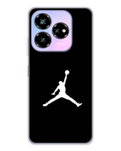 Чехол для ZTE Nubia V60 Design с картинкой «Jordan Silhouette»