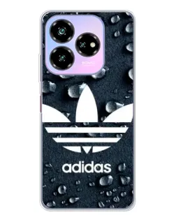 Чехол для ZTE Nubia V60 Design с картинкой «Adidas Trefoil Blue»