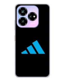 Чехол для ZTE Nubia V60 Design с картинкой «Adidas Cyan Logo»