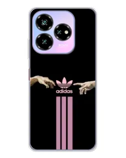Чехол для ZTE Nubia V60 Design с картинкой «Adidas Hands»