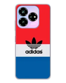 Чехол для ZTE Nubia V60 Design с картинкой «Ретро блоки Adidas»