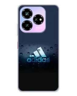 Чехол для ZTE Nubia V60 Design с картинкой «Adidas Water Drops»