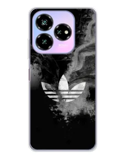 Чехол для ZTE Nubia V60 Design с картинкой «Абстрактный дым Adidas»