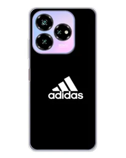 Чехол для ZTE Nubia V60 Design с картинкой «Черная классика Adidas»