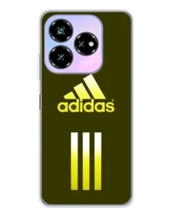 Чехол для ZTE Nubia V60 Design с картинкой «Оливковый градиент Adidas»