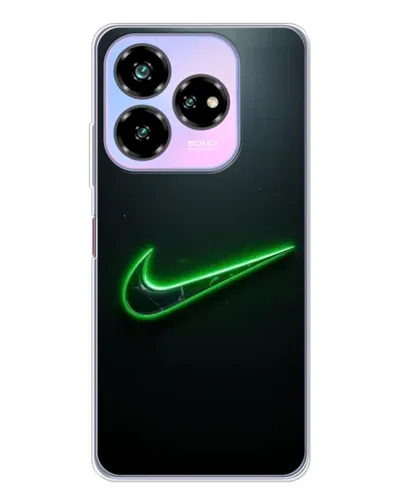 Чехол для ZTE Nubia V60 Design с картинкой «Неоновый контур Nike» Чехол для ZTE Nubia V60 Design с картинкой «Неоновый контур Nike»