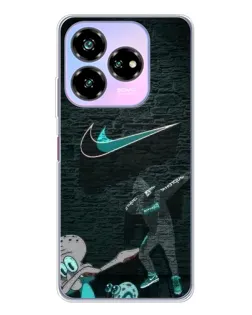 Чехол для ZTE Nubia V60 Design с картинкой «Спортивный арт Nike»