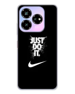Чехол для ZTE Nubia V60 Design с картинкой «Текстовый принт Nike»