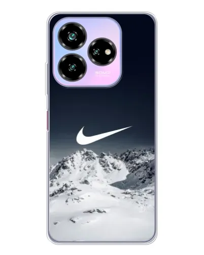 Чехол для ZTE Nubia V60 Design с картинкой «Nike — зимние горы» Чехол для ZTE Nubia V60 Design с картинкой «Nike — зимние горы»