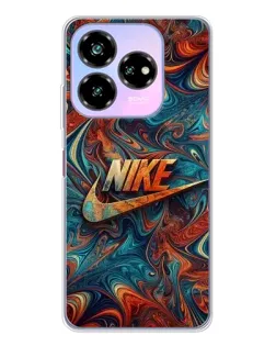 Чехол для ZTE Nubia V60 Design с картинкой «Nike в абстракции»
