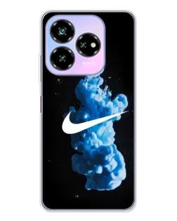 Чехол для ZTE Nubia V60 Design с картинкой «Nike и синий дым»