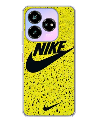 Чехол для ZTE Nubia V60 Design с картинкой «Желтый текстурный Nike» Чехол для ZTE Nubia V60 Design с картинкой «Желтый текстурный Nike»