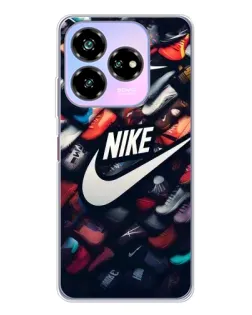 Чехол для ZTE Nubia V60 Design с картинкой «Коллекция кроссовок Nike»