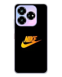Чехол для ZTE Nubia V60 Design с картинкой «Золотой логотип Nike»