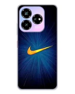 Чехол для ZTE Nubia V60 Design с картинкой «Синий пульс Nike»