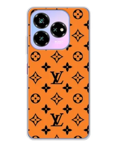 Чехол для ZTE Nubia V60 Design с картинкой «Оранжевый стиль LV» Чехол для ZTE Nubia V60 Design с картинкой «Оранжевый стиль LV»
