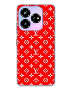 Чехол для ZTE Nubia V60 Design с картинкой «Яркий паттерн LV»