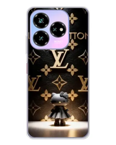 Чехол для ZTE Nubia V60 Design с картинкой «Монограмма с фигурой» Чехол для ZTE Nubia V60 Design с картинкой «Монограмма с фигурой»