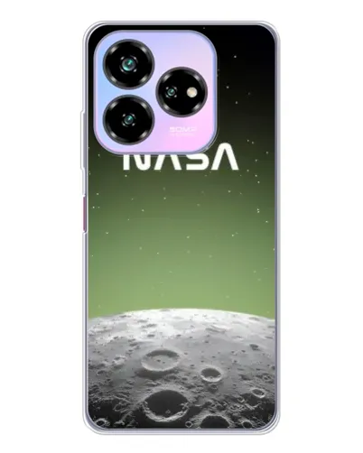 Чехол для ZTE Nubia V60 Design с картинкой «NASA — лунный градиент»