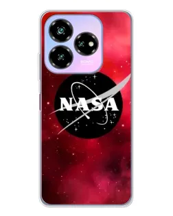 Чохол для ZTE Nubia V60 Design з картинкою «NASA — червона туманність»
