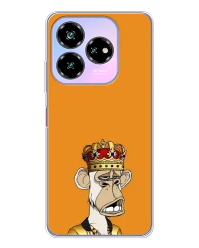 Чехол для ZTE Nubia V60 Design с картинкой «Золотая обезьяна Bored Ape» Чехол для ZTE Nubia V60 Design с картинкой «Золотая обезьяна Bored Ape»