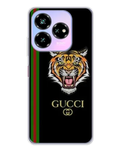 Чехол для ZTE Nubia V60 Design с картинкой «Тигр Gucci»