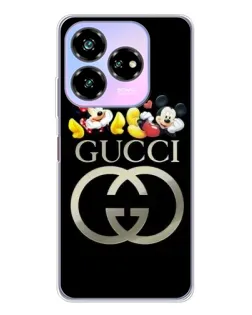 Чехол для ZTE Nubia V60 Design с картинкой «Gucci — герои Disney»