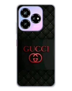 Чехол для ZTE Nubia V60 Design с картинкой «Gucci — стеганый черный»