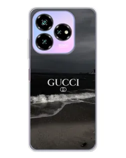 Чехол для ZTE Nubia V60 Design с картинкой «Gucci — морской прибой»