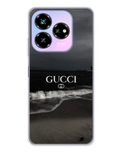 Чехол для ZTE Nubia V60 Design с картинкой «Gucci — морской прибой»