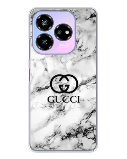 Чехол для ZTE Nubia V60 Design с картинкой «Gucci — мраморный шик»