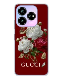 Чехол для ZTE Nubia V60 Design с картинкой «Gucci —  сад»