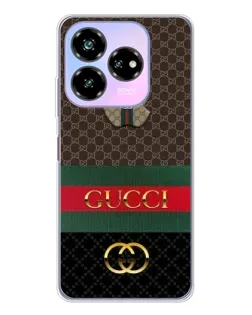 Чехол для ZTE Nubia V60 Design с картинкой «Gucci — брендированный десерт»