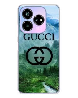 Чехол для ZTE Nubia V60 Design с картинкой «Gucci — горный пейзаж»